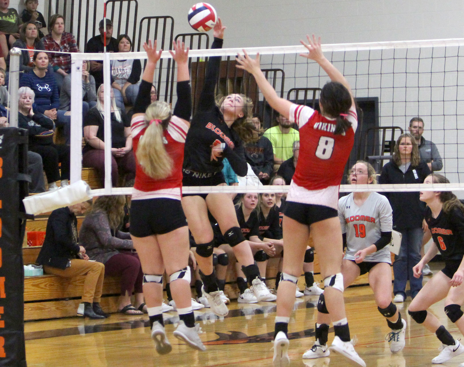 Colfax at Bloomer volleyball 10-8-19